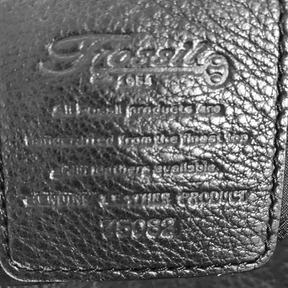 Fossil Bags Fossil Black Leather Crossbody Bag Poshmark